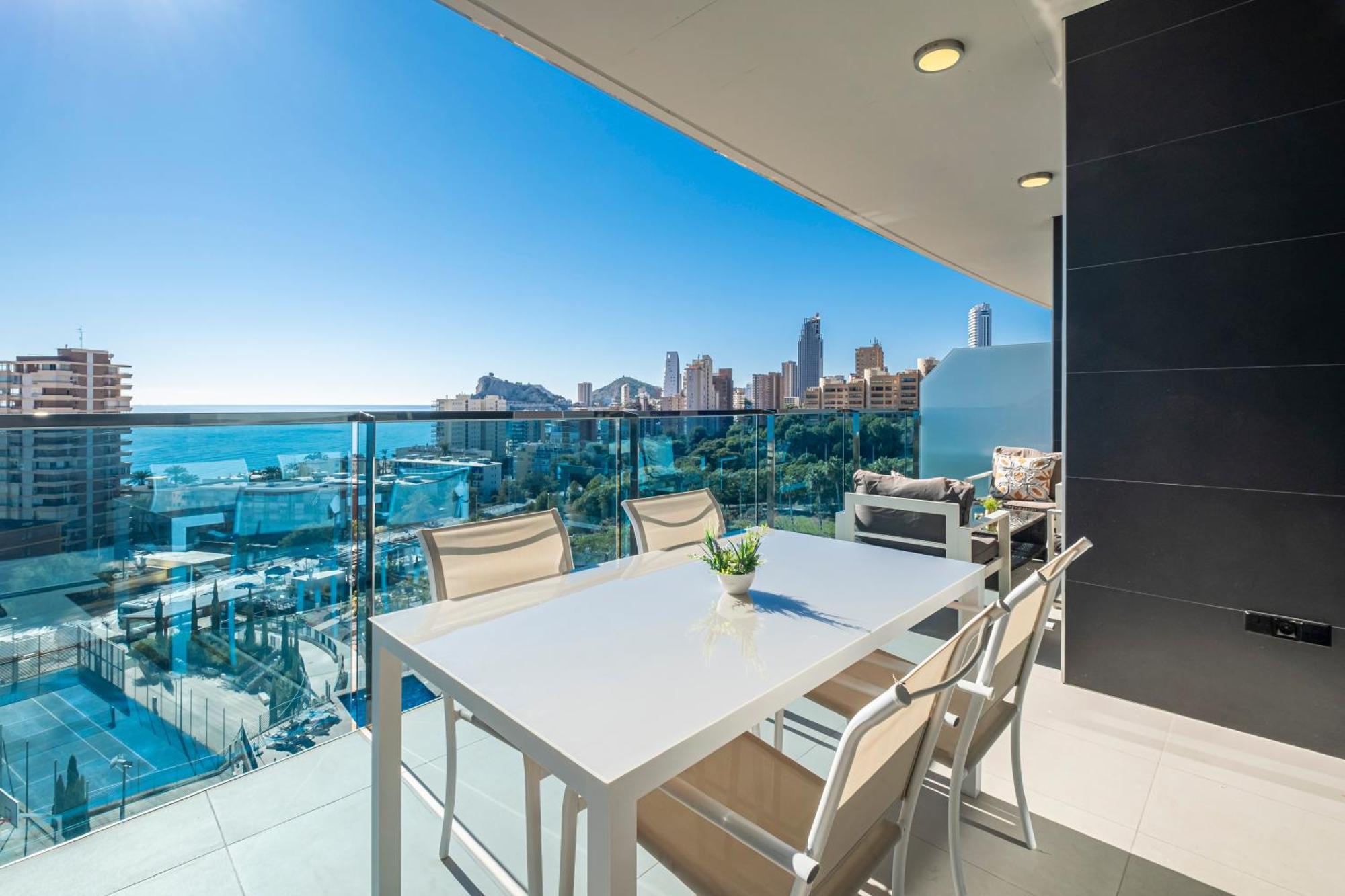 Sunset Drive Resort Apartment 4-8 Poniente Beach بينايدورم المظهر الخارجي الصورة