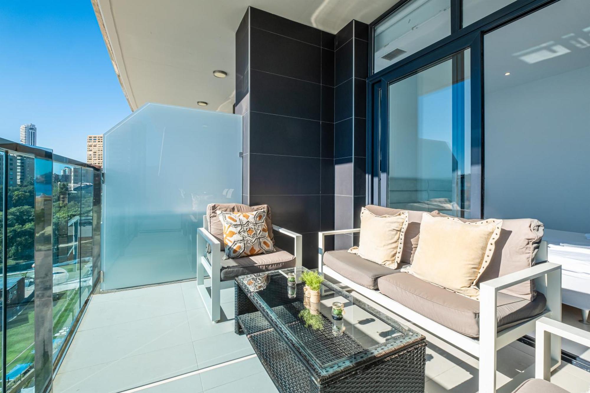 Sunset Drive Resort Apartment 4-8 Poniente Beach بينايدورم المظهر الخارجي الصورة