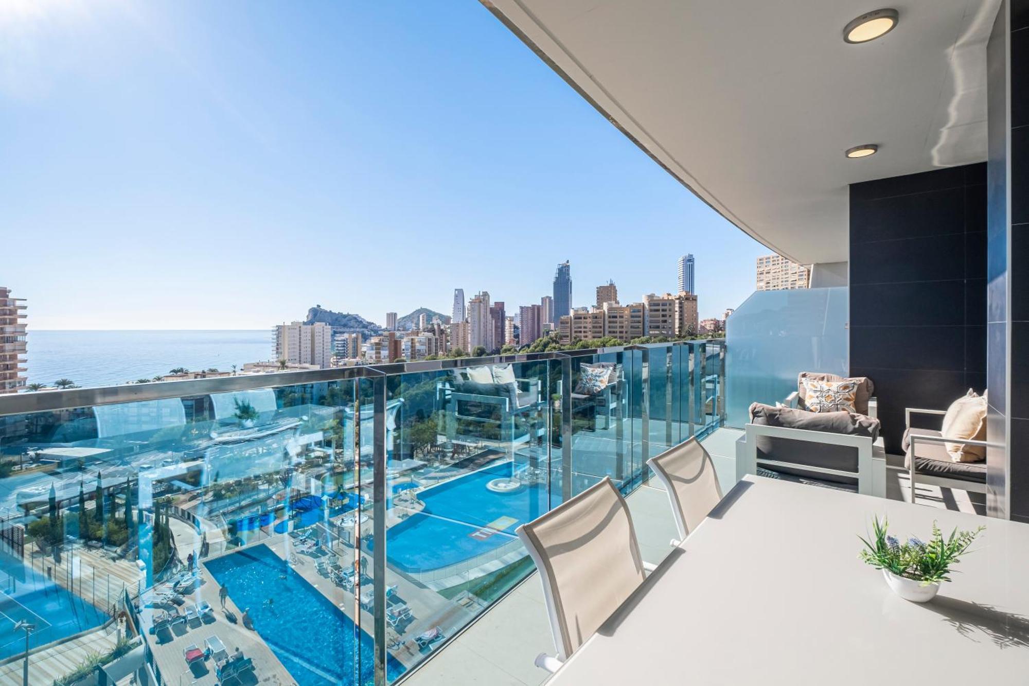 Sunset Drive Resort Apartment 4-8 Poniente Beach بينايدورم المظهر الخارجي الصورة